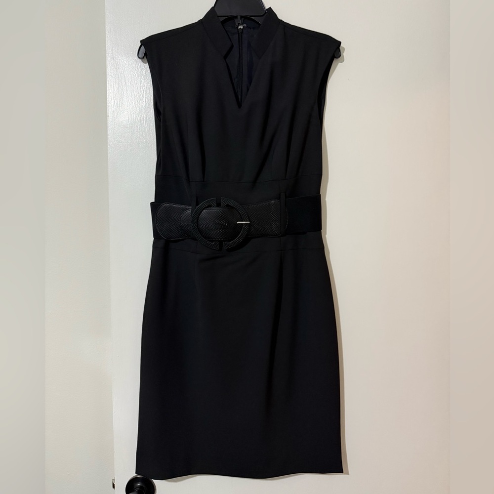 Antonio Melani Black Dress with Belt